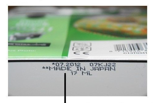 Срок годности струйных картриджей Epson